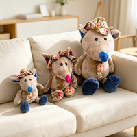 Souris en peluche personnalisée en coton PP, jouet en peluche mignon et doux, cadeau Kawaii pour enfants, décoration de chambre, vente en gros OEM