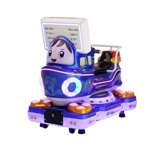 Manège à monnayeur pour enfants, machine à bascule MP5, voiture interactive 3D, balançoire pour enfants - Product Image 5
