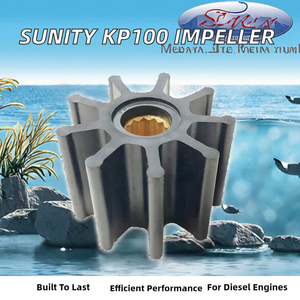 TAIWAN SUNITY Nuova Girante Pompa Acqua Entrobordo KP100 per Motore Marino Diesel 2 Tempi 2 Cilindri in Acciaio <span class=keywords><strong>Dimensioni</strong></span> Standard - Product Image 2