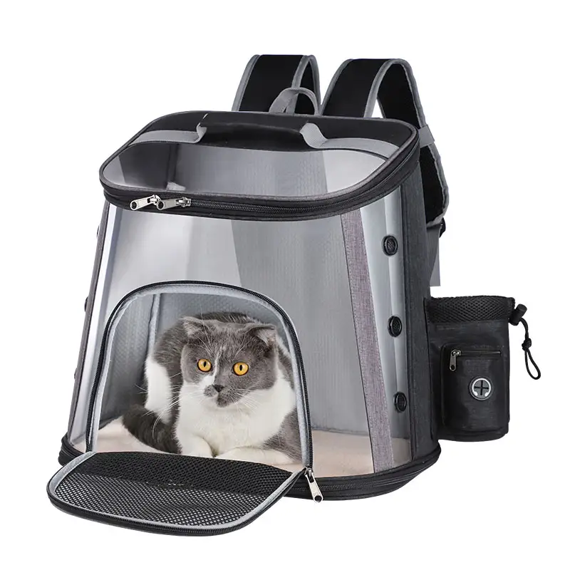Travel Luxury Pet Backpack Foldable Pet bags Dog cage Cats Carriers with Large size