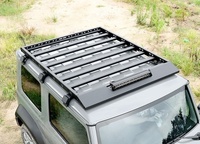 Supports de toit de voiture en aluminium LUMA à 2 portes 19-24 avec accessoires d'éclairage en acier compatibles Suzuki Jimny Sierra JB64 JB74 4ème génération