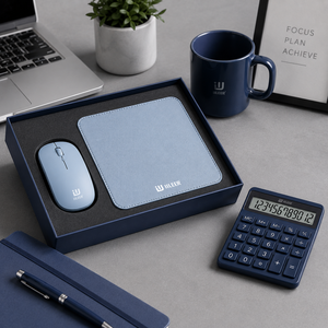 Set de Regalo de Oficina con Logotipo Personalizado, Artículos Promocionales Modernos, Papelería Azul y Accesorios Tecnológicos OEM ODM - Product Image 5