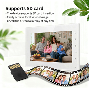 Videoportero Inteligente con Pantalla Táctil de 7 Pulgadas 1080p, Impermeable, Desbloqueo Remoto por App Tuya, 3 Monitores Interiores para Seguridad en Villas - Product Image 5