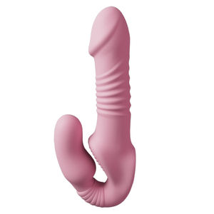 Realista Dildo Masturbação Anal Expansão Vagina Dilator Clitoriano G Spot Estimulação Telescópica Vibrando Double Ended Sex Toy - Product Image 5