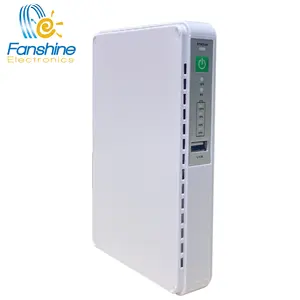Fanshine FSP1-C MINI DC POE taşınabilir UPS 8800mah 8000mah 17w çıkış 9v 12v 15v 24v güç yedekleme wifi yönlendirici