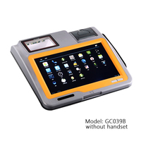 Terminal de point de vente pour tablette de routage sans fil de 10.1 pouces avec imprimante thermique Machine de point de vente de facturation de bureau Lecteur de code QR matériel de point de vente