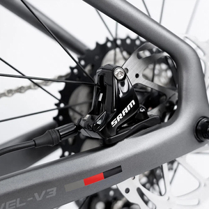 Bicicleta de Carretera y Ciudad <span class=keywords><strong>GRAVEL</strong></span> V3 con Cuadro de Fibra de Carbono, Frenos de Disco Hidráulicos, <span class=keywords><strong>Ruedas</strong></span> de Aleación 700C, Durable, Hardtail, Aerodinámica, para Ciclismo - Product Image 4