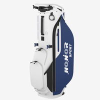 OEM ODM blanc noir cuir PU logo personnalisé Golf porter le dimanche stand sac broderie sac de golf pour les femmes