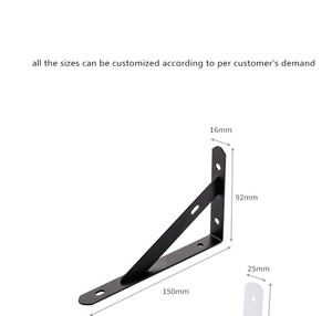 L Shape <strong>Shelf</strong> <strong>Bracket</strong> Powder Coating Wall <strong>Bracket</strong> <strong>Triangle</strong> <strong>Brackets</strong> - Product Image 3
