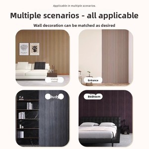 Sunsbuild Wholesale Factory Direct Wood Grain Lattice Wallpaper Pvc Wallpaper Customization For Interior Home Renovation - Product Image 2