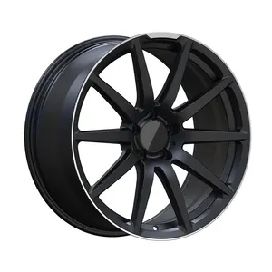 高品质锻造车轮哑光黑色19x9 20x10 5x112射线锻造铝合金乘用车车轮
