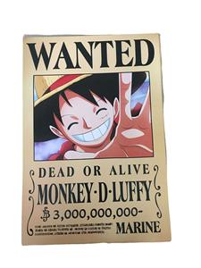 24 PCS/SET 42*29CM Luffy Zoro Nami Boa <span class=keywords><strong>Ace</strong></span> Chopper <span class=keywords><strong>Wanted</strong></span> Notice Robin Cartoon Room Bedroom Wall Decoration Anime Paper Poster - Product Image 5