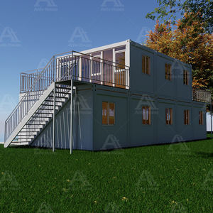 Çift katmanlı montajı kolay prefabrik mobil ev 40FT 20FT konut Casas Prefabricadas konteyner evler için barınak - Product Image 4