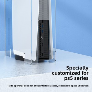Carcasa de Acrílico Ultratransparente para <span class=keywords><strong>PS5</strong></span> con Disipación de Calor Porosa, Cubierta Protectora a Prueba de Polvo y Suciedad para Consola de Videojuegos - Product Image 5