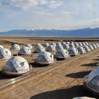 Hôtel de luxe Geo Camping Resort Igloo étanche Pvc Glamping Geo Dome House avec isolation confortable