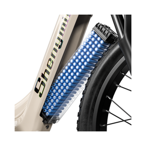 Vélo électrique Shengmilo S700 avec pneus larges de 26 pouces, double moteur, batterie 48V 17.5AH, pour la montagne et le tout-terrain, disponible en entrepôt US et UE - Product Image 4