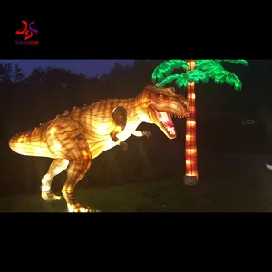 Año Nuevo chino Decoraciones navideñas iluminación LED Dinosaur Lantern Festival espectáculo de iluminación Internacional Dallas