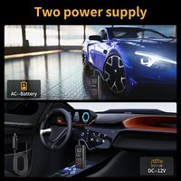 Compresseurs d'air électriques sans fil ATJ-6988 6000mAh 12V DC pour gonflage de pneus de voiture avec batterie externe