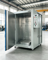 Professionelles Elektrostatisches Manuelles Pulverbeschichtungs-Set, Spritzpistole, Spritzkabine, Härtungsofen für Metallboxen