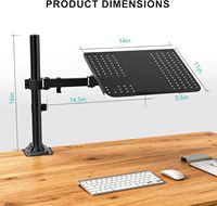 Nouveau support de bureau ergonomique pour deux moniteurs, portable, pliable, réglable, rotation à 360°, support de bureau à domicile, en fer recouvert de plastique