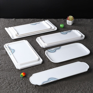 Rectangular Melamine <b>Plate</b> For Hotel Restaurant Sushi Cold Dish Snack Serving 6 Piece Set - Product Image 3
