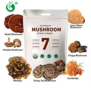 Suppléments <span class=keywords><strong>de</strong></span> santé Lions <span class=keywords><strong>Crinière</strong></span>/Reishi/Chaga/Queue <span class=keywords><strong>de</strong></span> Dinde/Shiitake Mélange <span class=keywords><strong>de</strong></span> poudre d'extrait <span class=keywords><strong>de</strong></span> champignon biologique - Product Image 1