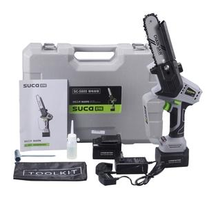 SUCA SC-5805 Professional Portable Electric Chainsaw Rechargeable Handheld Chain <strong>Saw</strong> <strong>Cordless</strong> Chainsaw <strong>with</strong> <strong>Battery</strong> <strong>and</strong> <strong>Charger</strong> - Product Image 6