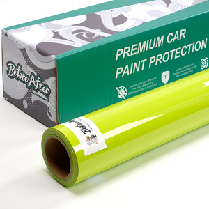 Super Bright Crystal <strong>Fluorescent</strong> Green Car Packaging Film Original Car Paint <strong>Color</strong> PVC <strong>Vinyl</strong> Packaging Film Car <strong>Vinyl</strong> Wrap - Product Image 2