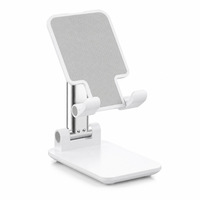 Support de téléphone portable de bureau portable, support paresseux rétractable pour tablette et smartphone pour regarder des vidéos