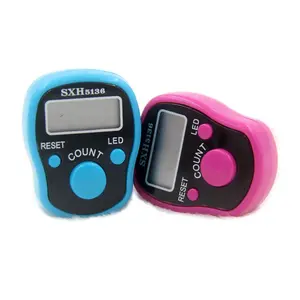 LED electronic digital ring finger tally counter