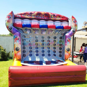 Juegos inflables de baloncesto y Connect Four de calidad comercial para niños, para exteriores, en venta. - Product Image 2