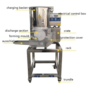 Máquina Formadora de Hamburguesas en Oferta, con Grosor <span class=keywords><strong>y</strong></span> Diámetro Ajustables para Procesamiento de Alimentos - Product Image 4