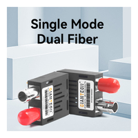 Factory Price 1X9 10M Fiber Optic Transceivers ST 3.3V 1310nm 20KM Single Mode Dual Fiber Low Latency Data Transmission GIANTECH