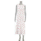 Nuova Collezione Primavera: Camicia da Notte Sexy con Scollo a O, Stampa <span class=keywords><strong>Love</strong></span>, Bianca, Senza Maniche, in Cotone, Abbigliamento da Casa per Signore - Product Image 6