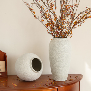 Vase en céramique blanche de style Art Déco, design chinois rétro créatif, à grand ouverture, pour hydroponie, spécial Dracaena <span class=keywords><strong>Sanderiana</strong></span>, pour intérieur - Product Image 1