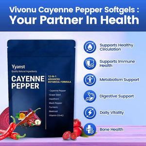 Cápsulas Blandas de Capsaicina de Alta Calidad 12 en 1 Antiinflamatorias, Antioxidantes y Reforzadoras del Sistema Inmunitario - Product Image 4