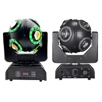 Lampe à tête mobile LED DMX512 120W RGB avec ceinture lumineuse pour KTV, discothèque, bar, DJ, faisceau rotatif