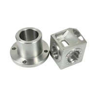 Pièces en aluminium usinées CNC 5 axes sur mesure et par électroérosion à fil, usinage de précision OEM pour boîtiers de joints robotiques et supports structurels
