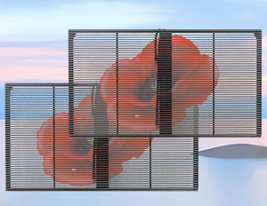 Pantalla LED Transparente para Ventanas de Vidrio con Alto Brillo para Visualización Diurna - Product Image 1