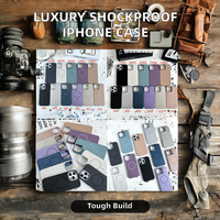 Support magnétique antichoc de luxe solide support de caméra matériel PC pour étuis iPhone avec paquet de sac de protection OPP inclus