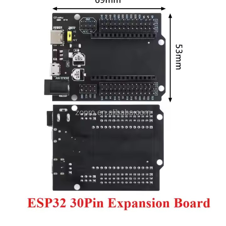 ESP32 30PIN Expansion Board