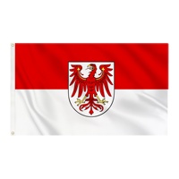 Drapeau de la Bavière allemande 3x5 pieds / 2x3 pieds, fabrication OEM/ODM en usine, sur commande par lots, fourniture directe du fabricant pour événements et festivals