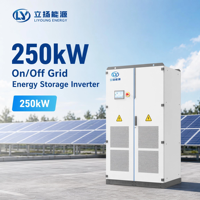 Invertisseur tout-en-un 250 kW LiFePO4 à refroidissement liquide pour stockage solaire AC, idéal pour les usines chimiques industrielles, système hybride hors réseau/sur réseau