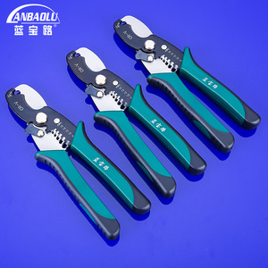 Anbaolu <b>Wire</b> <b>Stripper</b> 8-16 Awg Manual Cable Cutter Crimping Tool For Diy Wiring - Product Image 2