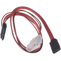 Cable de Datos SATA Macho a Hembra Slimline de 13 (7+6) Pines para Disco Duro, Cable de Alimentación IDE, Cable SATA de 13 Pines