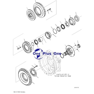 Conjunto de Flujo de Torsión 561-13-70030 569-13-70001 para <span class=keywords><strong>KOMATSU</strong></span> HD605-7E0 5611370030 5691370001 - Product Image 1