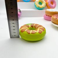 Jouet Squishy en PU en forme de Donut à Rebond Lent, Gâteau Alimentaire Simulé, Anti-Stress, Jouet Sensoriel, Unisexe 14+ Vente en Gros