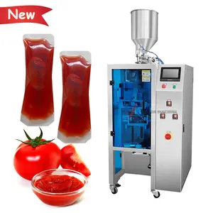 High Accuracy Automatic Small Irregular Shaped Sachet Bag Stick Ketchup Tomato Paste Sauce Packing Machine