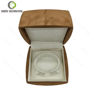 Boîte à bijoux en velours suédé personnalisée, forme carrée, pour bagues, boucles d'oreilles, bracelets, colliers, emballage de mariage avec logo - Product Image 3