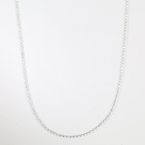 Collier minimaliste 8 carats avec diamant taille rose flottant pour femme, diamant de laboratoire ou naturel, chaîne fine en or perlée, bijoux raffinés - Product Image 1